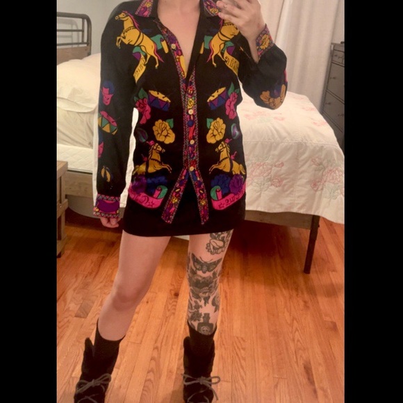 Vintage Escada by Margaretha Ley silk circus blouse - Picture 4 of 5